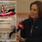 Kamala Harris says X-rated podcast 'Call Her Daddy' talks about 'things people really care about' - as Hurricane Helene's effects rage on